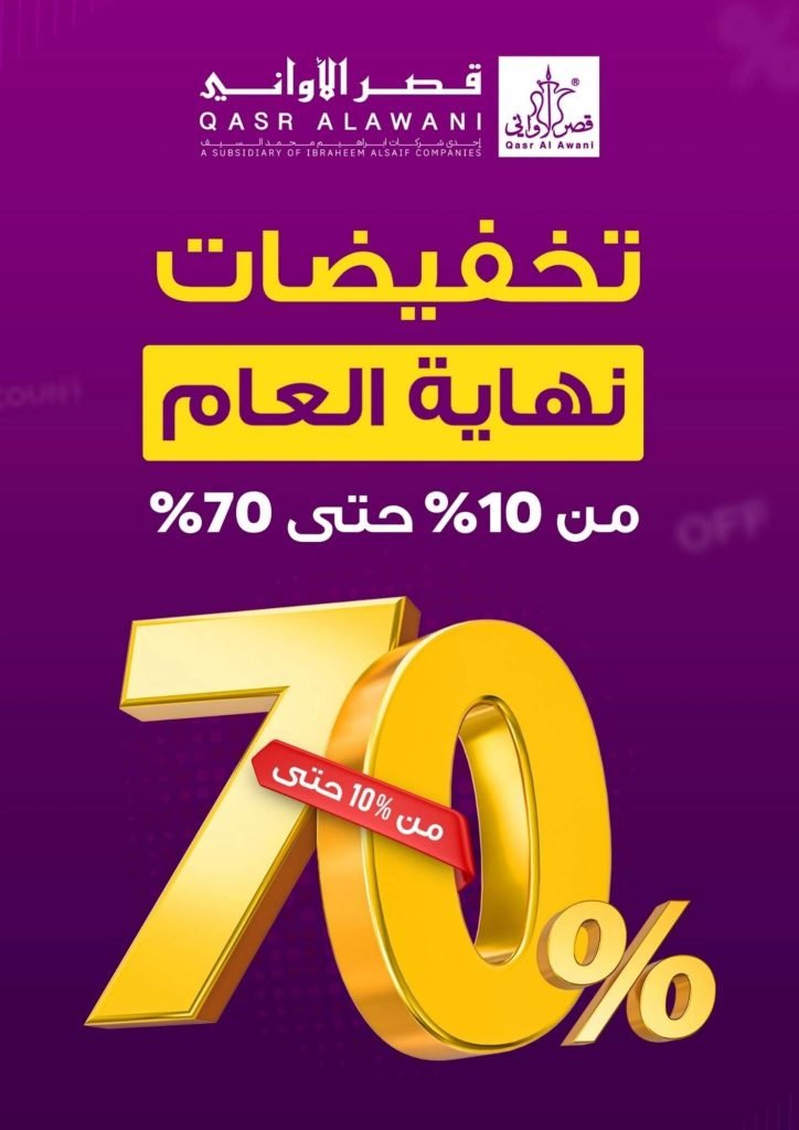 تخفيضات نهاية العام : عروض قصر الأواني و خصومات حتي 70% علي الأجهزة الكهربائية | كود خصم إضافي مميز