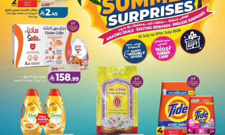 عروض لولو الرياض الاسبوعية 1 يوليو 2026 – 16 محرم 1448 مفاجأت صيف السعودية 1 عروض لولو الرياض الاسبوعية 1 يوليو 2026 – 16 محرم 1448 مفاجأت صيف السعودية